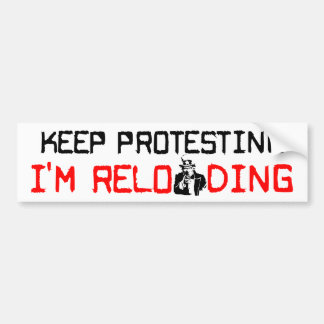 Pegatina Para Coche Guarde el protestar: ¡Estoy recargando!