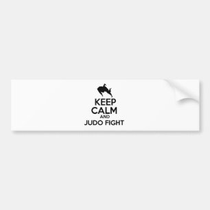 Pegatina Para Coche Guarde los diseños tranquilos del judo