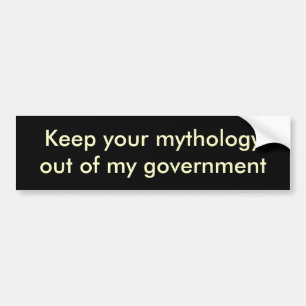 Pegatina Para Coche Guarde su mythologyout de mi gobierno
