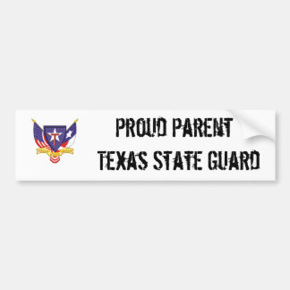 Pegatina Para Coche guardia orgulloso del estado de Tejas del padre