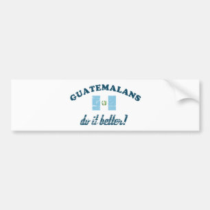 Pegatina Para Coche Guatemalteco mejora