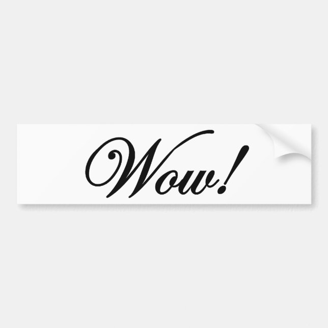 Pegatina Para Coche ¡Guau! (Frente)