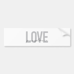 Pegatina Para Coche Guay, diseño simple y moderno Love Pennsylvania