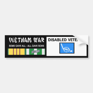 PEGATINA PARA COCHE GUERRA DE VIETNAM - VETERINARIO LISIADO
