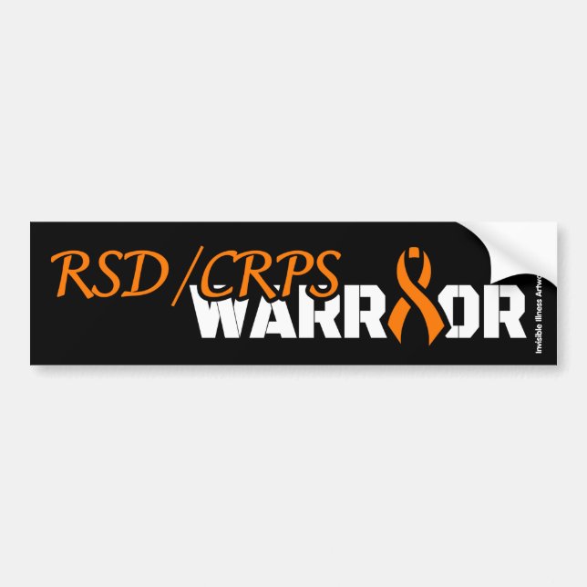 PEGATINA PARA COCHE GUERRA...RSD/CRPS (Frente)