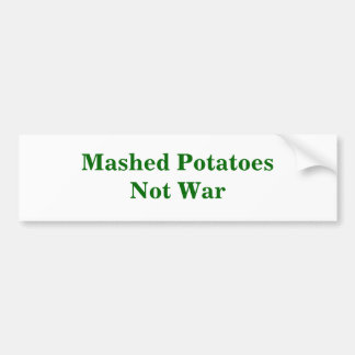 Pegatina Para Coche Guerra triturada de PotatoesNot