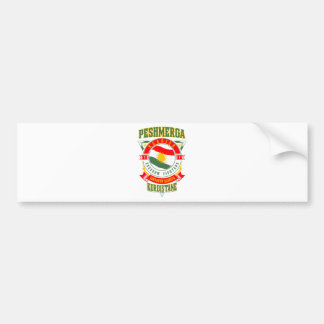 Pegatina Para Coche guerrero de la libertad de Peshmerga del KURDISTAN