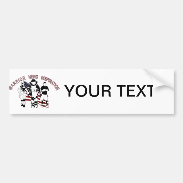 Pegatina Para Coche Guerrero herido del EOD (Frente)