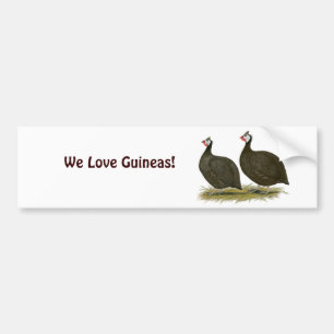 Pegatina Para Coche Guineas: Chocolate