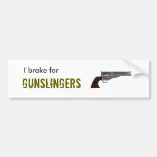 Pegatina Para Coche Gunslinger Bumpersticker