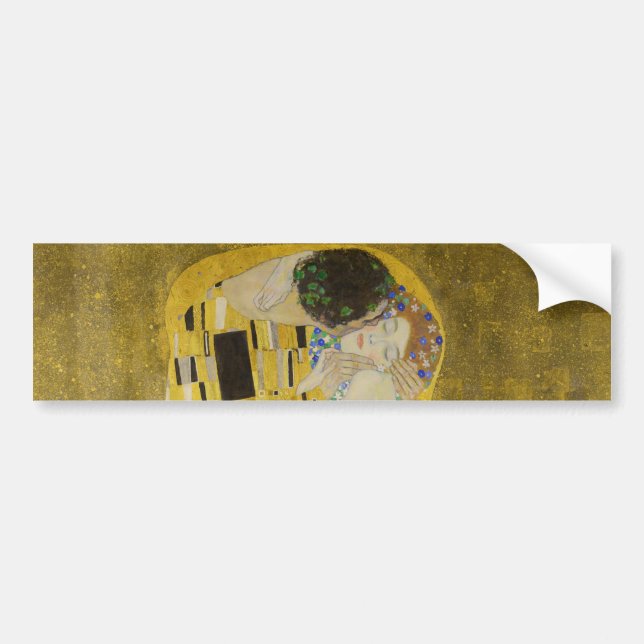Pegatina Para Coche Gustav Klimt - El beso (Frente)
