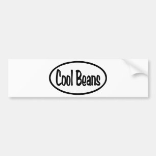 Pegatina Para Coche Habas frescas ovales