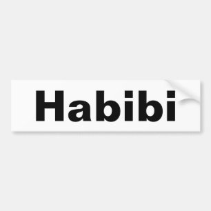 Pegatina Para Coche "Habbi" ح・・・palabra minimalismo