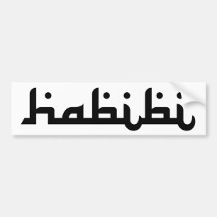 Pegatina Para Coche Habibi artístico