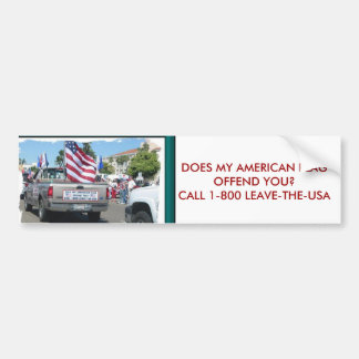 PEGATINA PARA COCHE HACE MI BANDERA AMERICANA LE OFENDEN…