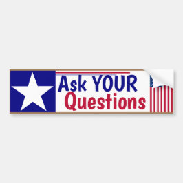 Pegatina Para Coche Hágale preguntas