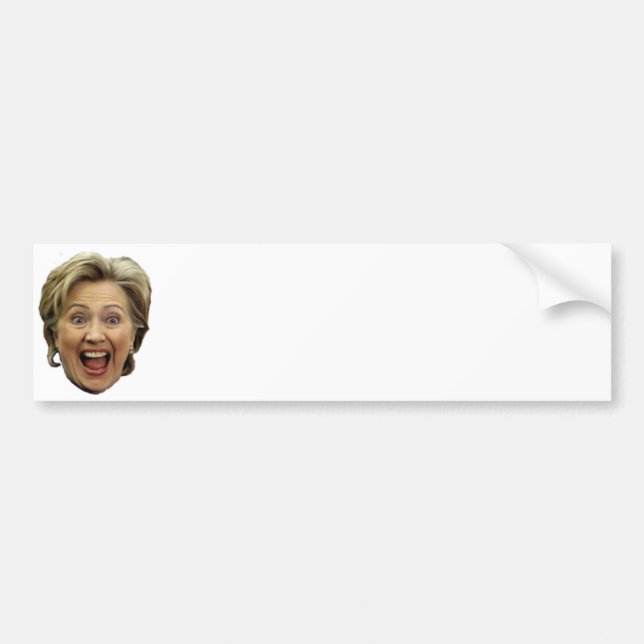 Pegatina Para Coche Hágalo usted mismo Hillary (Frente)