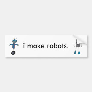 Pegatina Para Coche Hago los robots
