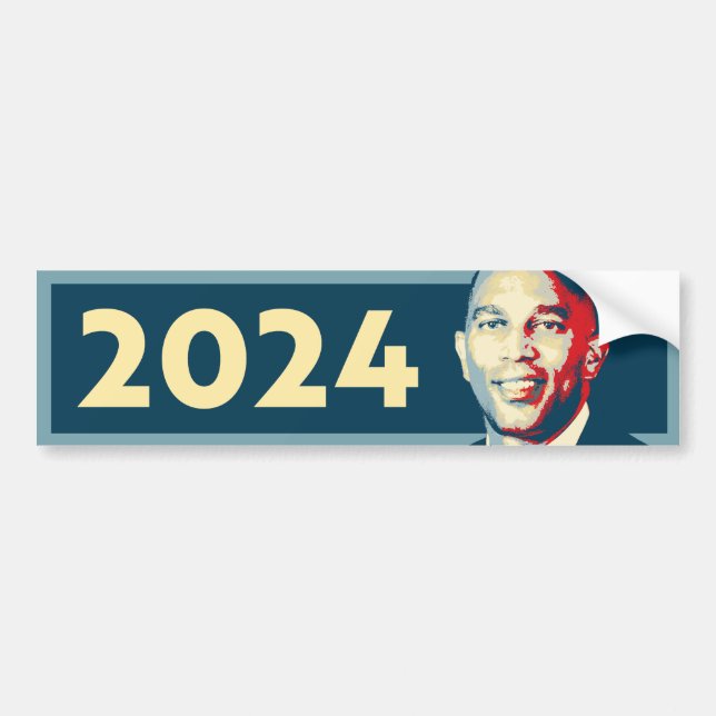 Pegatina Para Coche Hakeem Jeffries 2024 Bumper Sticker (Frente)