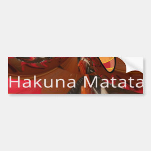 Pegatina Para Coche Hakuna Matata Starfish Design