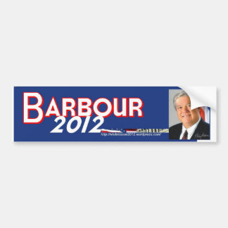 Pegatina Para Coche Haley Barbour 2012