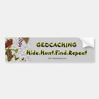 Pegatina Para Coche Hallazgo de la caza de la piel de Geocachnig