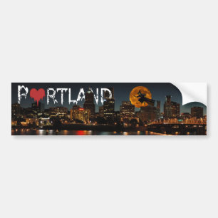 Pegatina Para Coche Halloween Portland