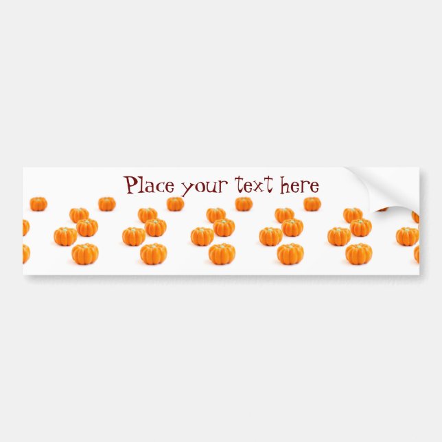 Pegatina Para Coche Halloween pumpkin candy (Frente)