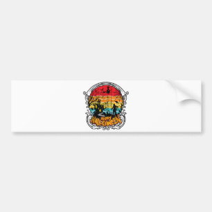 Pegatina Para Coche Halloween Retro Vintage - Halloween Vintage