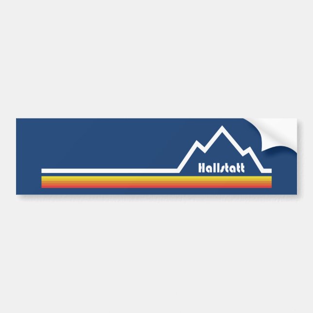 Pegatina Para Coche Hallstatt, Austria (Frente)