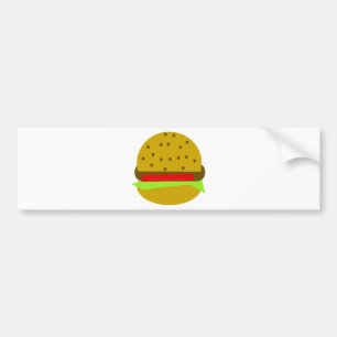 Pegatina Para Coche Hamburguesa de comida rápida