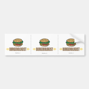 Pegatina Para Coche Hamburguesa divertida