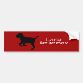 Pegatina Para Coche Hamiltonstovare Dog Love