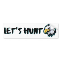 HAMOS HUNT Philadelphia Eagles Bumper Sticker