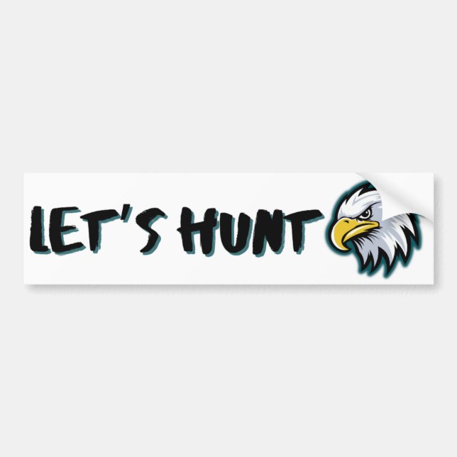 Pegatina Para Coche HAMOS HUNT Philadelphia Eagles Bumper Sticker (Frente)