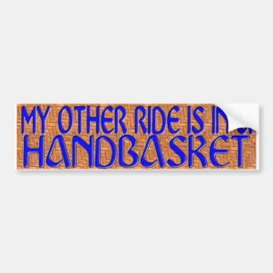 PEGATINA PARA COCHE HANDBASKET