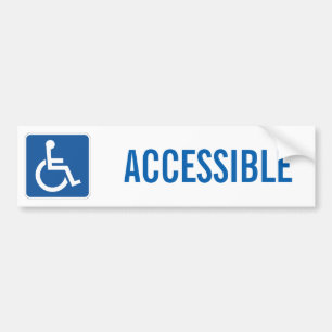 PEGATINA PARA COCHE HANDICAPPADO