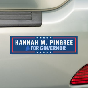 Pegatina Para Coche Hannah Pingree para Gobernadora de Maine