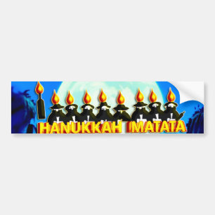 Pegatina Para Coche Hanukka Matata