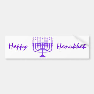 Pegatina Para Coche Hanukkah Menorah