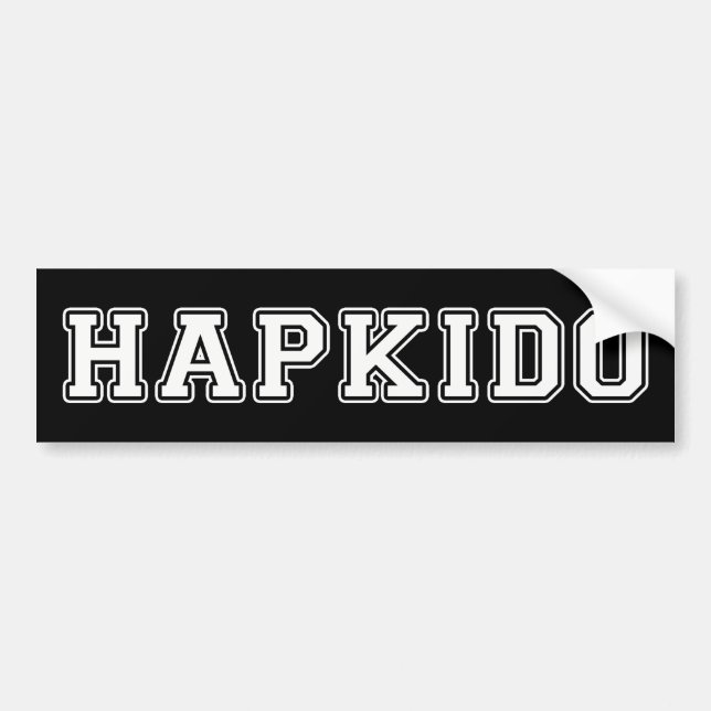 Pegatina Para Coche Hapkido (Frente)