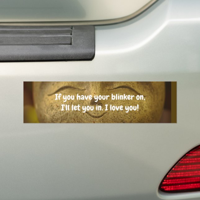 Pegatina Para Coche Happy Buddha If You Use Your Blinker I Love You  (en coche)