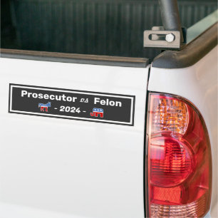 Pegatina Para Coche Harris Fiscal VS Felon 2024
