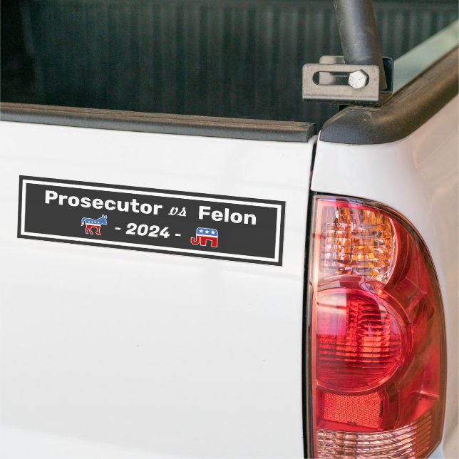 Pegatina Para Coche Harris Fiscal VS Felon 2024 (En Camión)