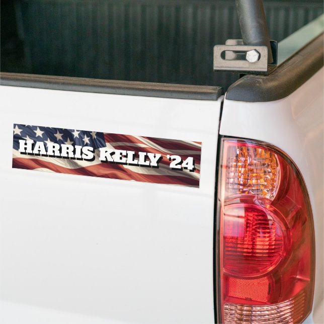 Pegatina Para Coche Harris Kelly 2024 Kamala Harris Democrat (En Camión)