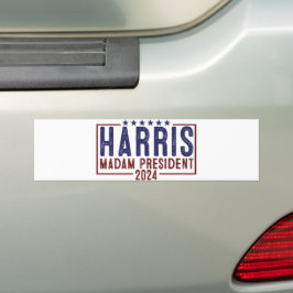 Pegatina Para Coche Harris Señora Presidenta 2024