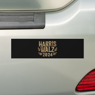 Pegatina Para Coche Harris Tim Walz Cresta Vintage Harris Waltz 2024 