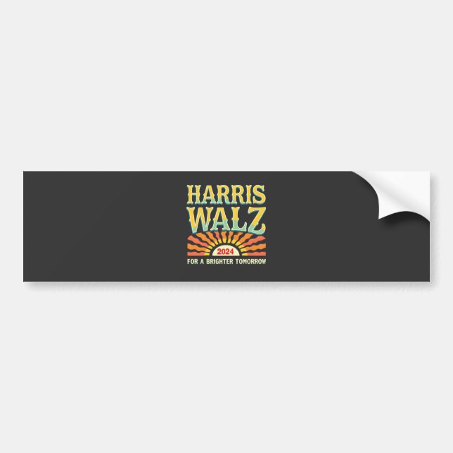 Pegatina Para Coche Harris Waltz por un mañana más brillante Kamala Ha (Frente)