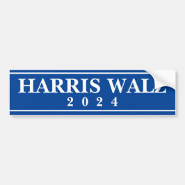 Pegatina Para Coche Harris Walz 2024