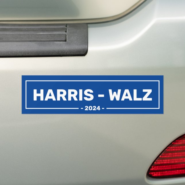 Pegatina Para Coche Harris Walz 2024 (en coche)